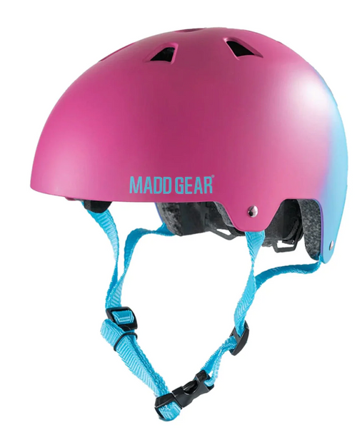 Madd Gear Certified EPS Helmet - Pink/Blue - Med/LG