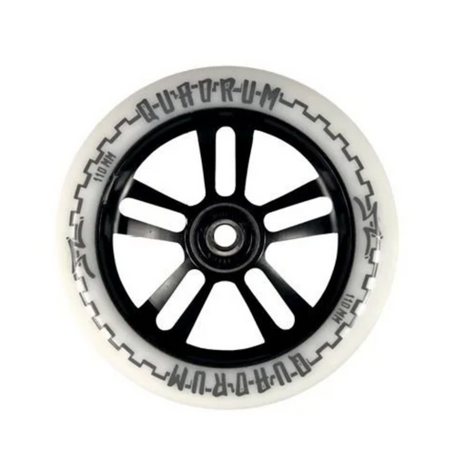 AO Quadrum Pro Scooter Wheels 110mm - White (pair)