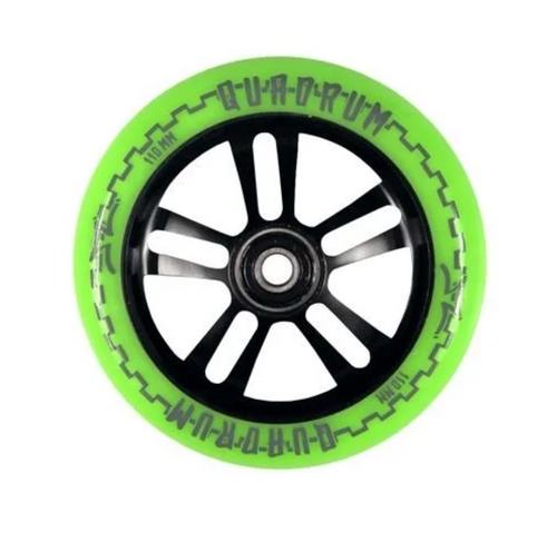 AO Quadrum Pro Scooter Wheels 110mm - Green