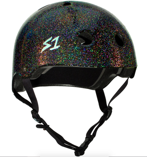 S1 Lifer Certified Helmet- Black Gloss Glitter