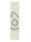 District HT LARGE D LOGO Grip Tape - CREAM - 5 x 21.5