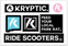 Kryptic Pro Scooters Sticker Sheet 6" x  4" Kryptic Pro Scooters Sticker Sheet 6" x  4"
