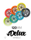 Envy Delux (pair) Wheels 120mm - Black Envy Delux (pair) Wheels 120mm - Black