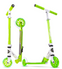 Madd Gear Rush 125 Folding Scooter - Light Up Wheels - White/Green