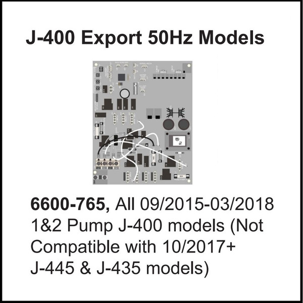 Jacuzzi®J-400™ Export 50Hz Circuit Boards 1/2P