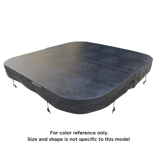 Generic Spa Cover 2000 x 2000mm R300mm (Charcoal)