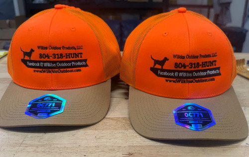 Orange Hunting Hat Adjustable