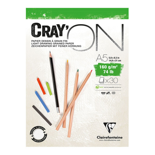 CrayON Pad A5 160g 30sh