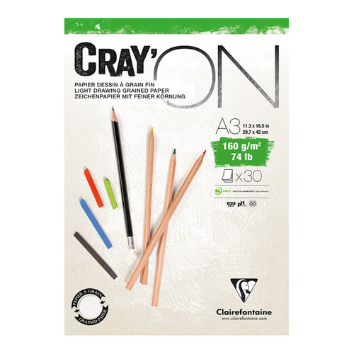 CrayON Pad A3 160g 30sh