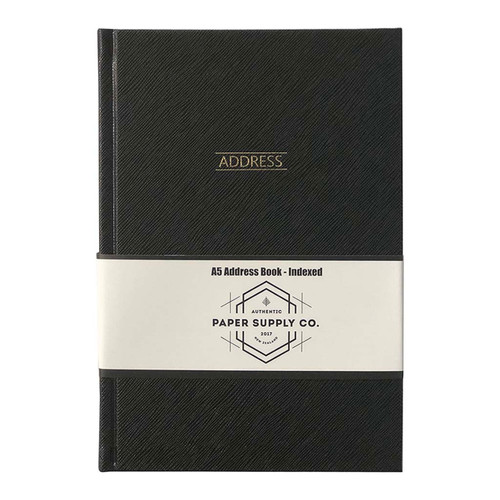 OSC Citta Address Book A5 Black