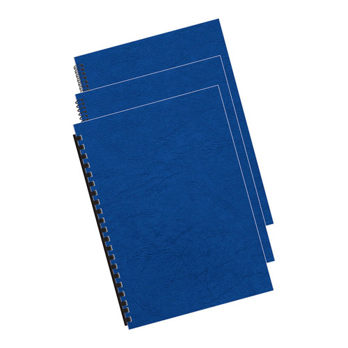 Fellowes Binding Covers A4 250gsm Royal Blue, Pack of 100