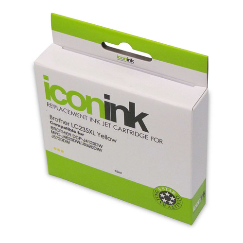 Icon Compatible Brother LC235XL Yellow Ink Cartridge