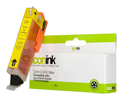 Icon Compatible Canon CLI651XL Yellow Ink Cartridge