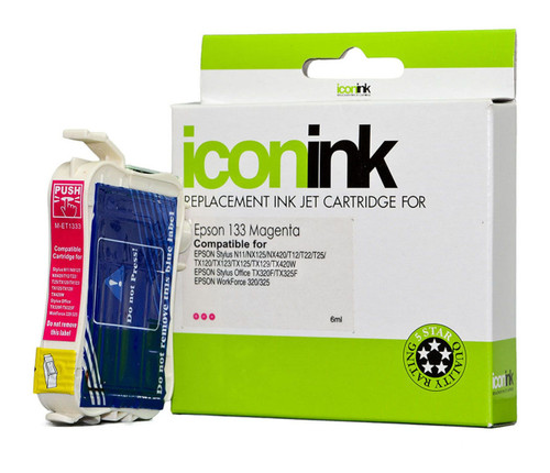 Icon Compatible Epson 133 Magenta Ink Cartridge
