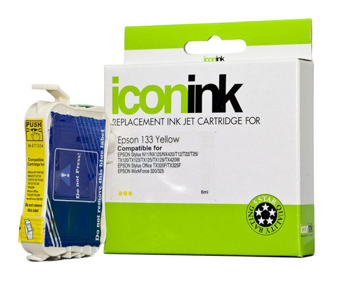 Icon Compatible Epson 133 Yellow Ink Cartridge
