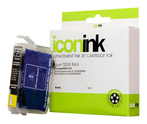 Icon Compatible Epson 200XL C13T201192 Black Ink Cartridge