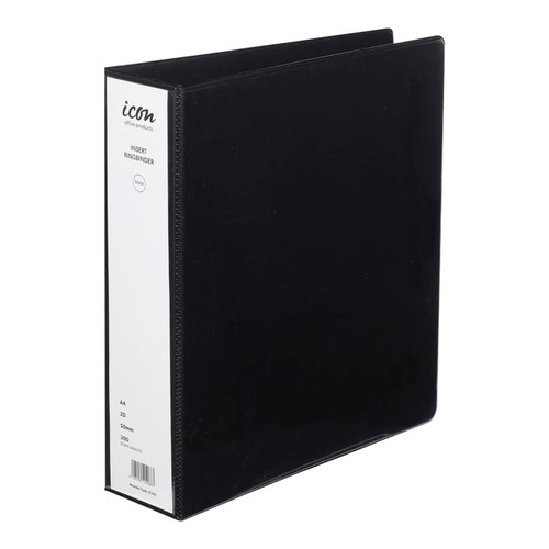 Icon Insert Binder A4 2D 50mm Black