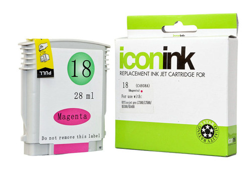 Icon Compatible HP 18 Magenta Ink Cartridge (C4938A)