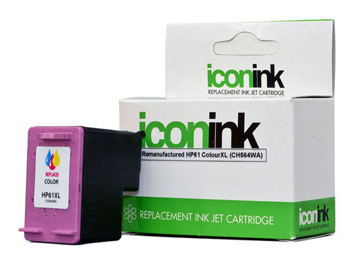 Icon Remanufactured HP 61 Colour XL Ink Cartridge (CH564WA)