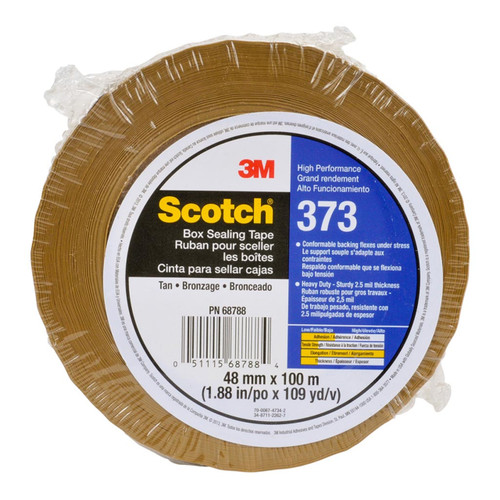 Scotch Packaging Tape 373 High Performance Tan 48mm x 100m  INDENT ONLY