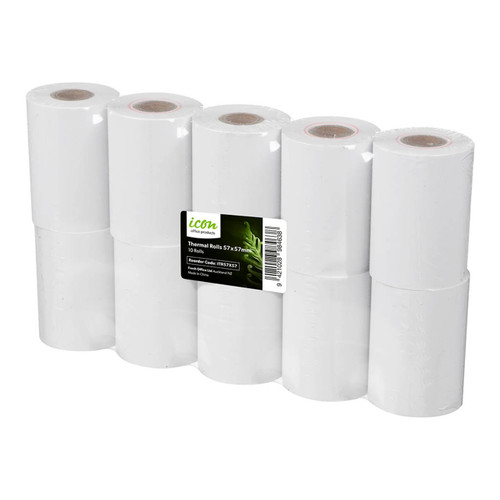 Icon Thermal Roll BPA Free 57x57mm, Pack of 10