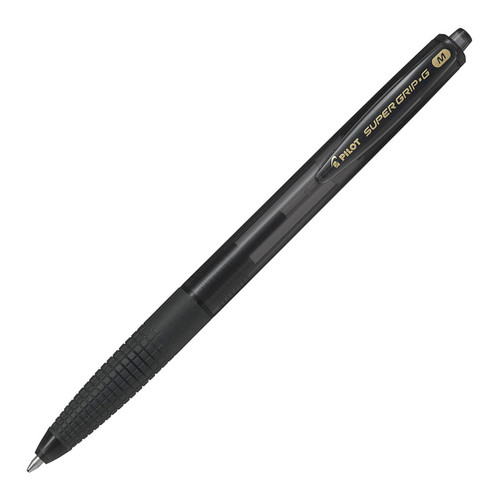 Pilot Super Grip G Retractable Ballpoint Medium Black (BPGG-8R-M-BB)