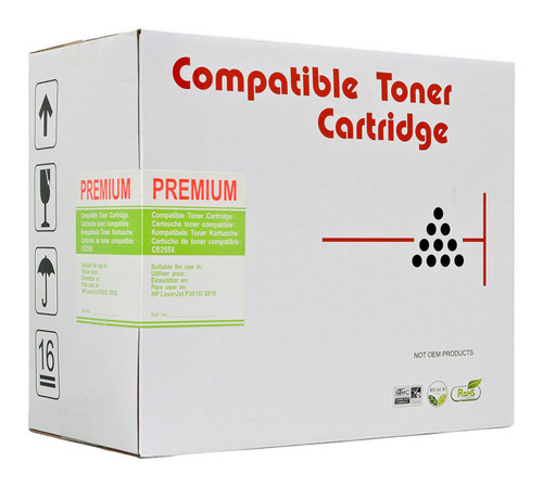 Icon Compatible HP CE255X Canon CART324HY Black Toner Cartridge