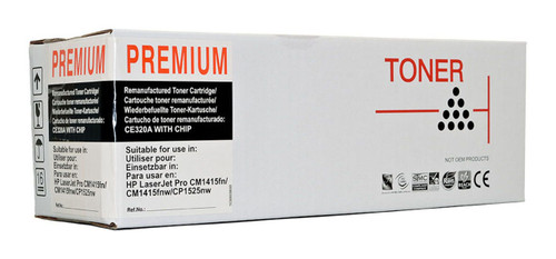 Icon Compatible HP CE320A CB540A Black Toner Cartridge