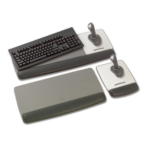 3M Keyboard Gel Wrist Rest Platform WR420LE Black