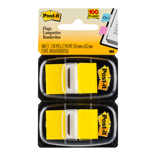 Post-it Flags 680-YW2 25x43mm Yellow, Pack of 2
