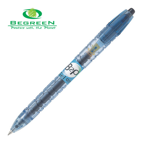 Pilot BeGreen Bottle-2-Pen Gel Fine Black (BL-B2P-7-B-BGJ)