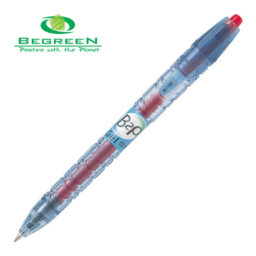 Pilot BeGreen Bottle-2-Pen Gel Fine Red (BL-B2P-7-R-BGJ)