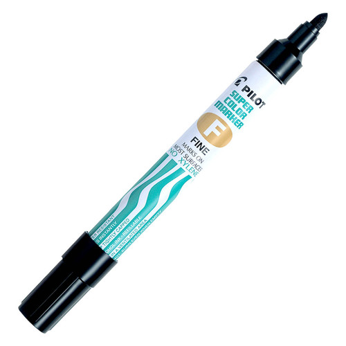 Pilot Super Colour Permanent Marker Fine Black (SCA-F-B)