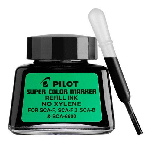 Pilot Super Colour Permanent Marker Refill Black 30ml (SCA-RF-B)