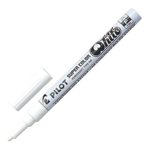 Pilot Super Colour Paint Marker Fine White (SC-W-F)