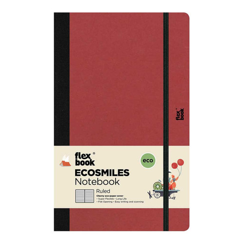 Flexbook Ecosmiles Notebook Medium Ruled Cherry