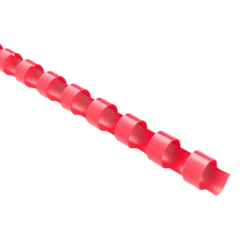 Icon Binding Coil Plastic 10mm Red, Pack of 100