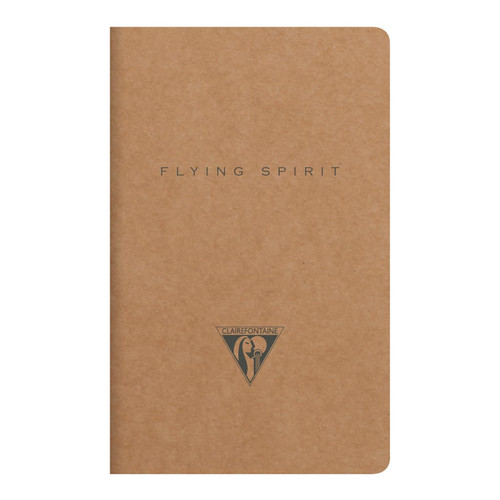 Flying Spirit Sewn Notebook 7.5x12cm Kraft