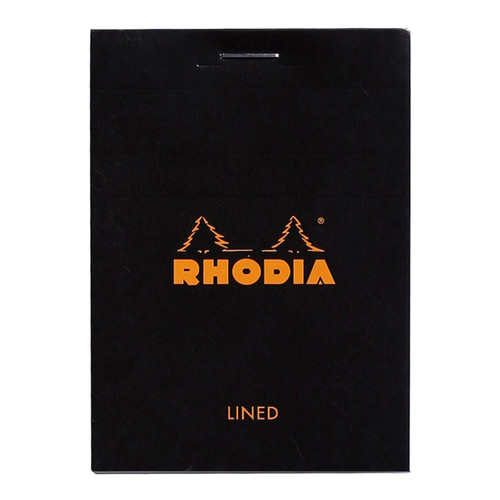 Rhodia Bloc Pad No. 11 A7 Lined Black