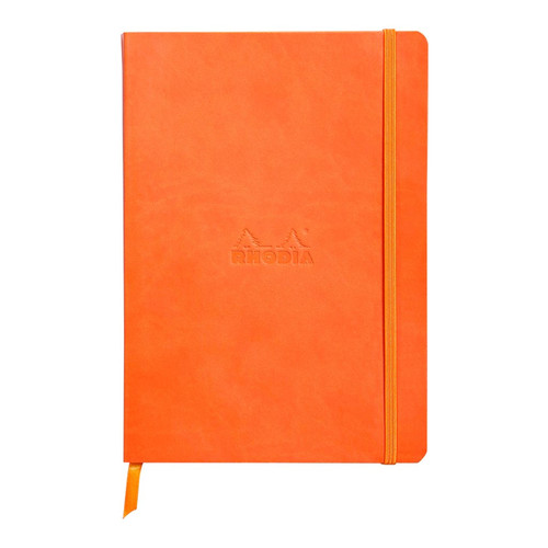 Rhodiarama Softcover Notebook A5 Lined Tangerine