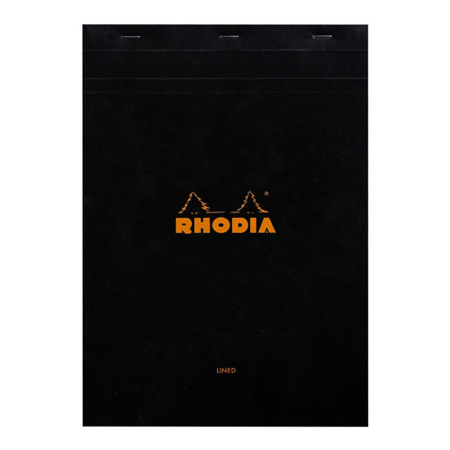 Rhodia Bloc Pad No. 18 A4 Lined Black