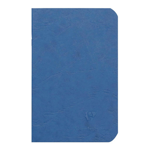 Age Bag Notebook Pocket Blank Blue