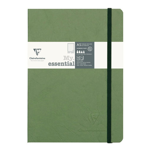 Age Bag My Essential Notebook A5 Dotted Green