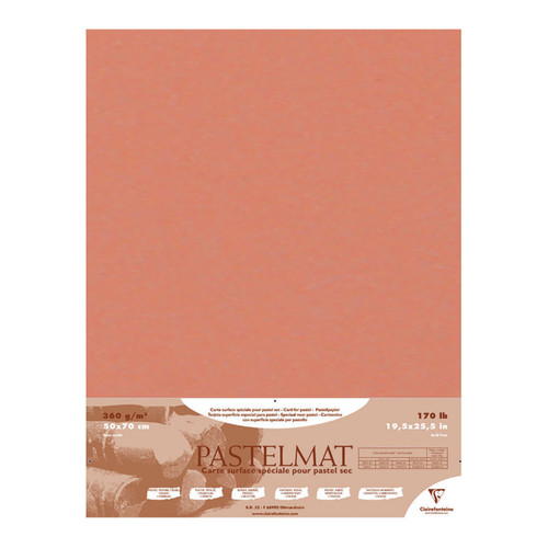 Pastelmat Paper 50x70cm Sienna, Pack of 5