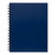 Icon Spiral Notebook A5 Hard Cover Blue 200 pg