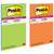 Post-it Super Sticky Lined Notes 5845-SS 127x203mm Energy (Rio), Pack of 2