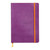 Rhodiarama Softcover Notebook A5 Dotted Purple