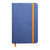 Rhodiarama Hardcover Notebook Pocket Lined Sapphire