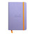 Rhodiarama Hardcover Notebook Pocket Lined Iris Blue