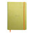 Rhodiarama Hardcover Notebook A5 Blank Anise Green